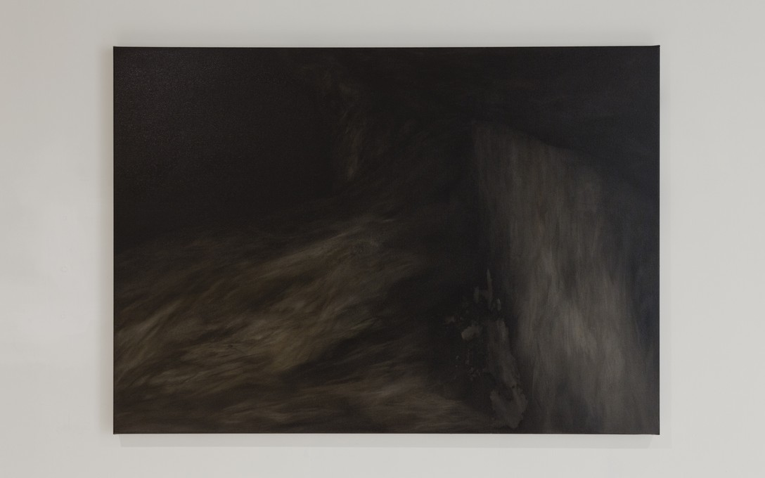 Eleanor Díaz Ritson, Cuerpo-Cueva ll (Cave-Being ll), 2022, water-soluble oil on canvas, 60.7x83.5cm. Image courtesy of Cheska Brown.