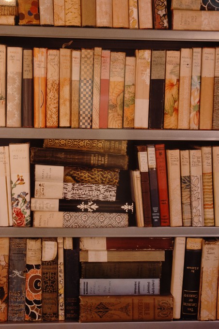 Ann Shelton, a library to scale, 2007. Image courtesy of Jeremy Booth.