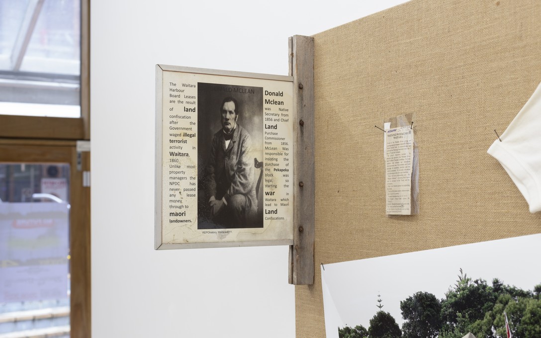 Fiona Clark, Gaslands and The Waitara Project, REPOhistory, Waitara, 2011. Detail view. Courtesy of Cheska Brown.
