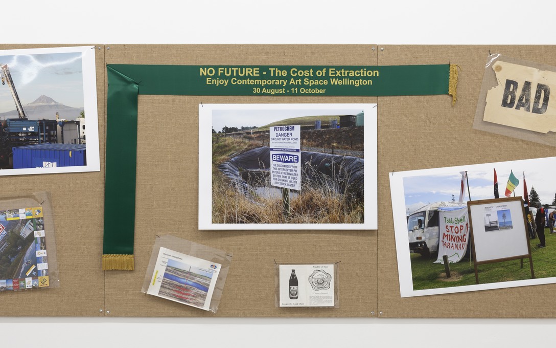 Fiona Clark, Gaslands and The Waitara Project, various works. Detail view. Courtesy of Cheska Brown.